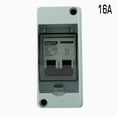 Solar photovoltaic cell combiner box DC circuit breaker switch with