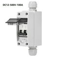 thumbnail image 1 of Solar photovoltaic cell combiner box DC circuit breaker switch with junction box, 1 of 7
