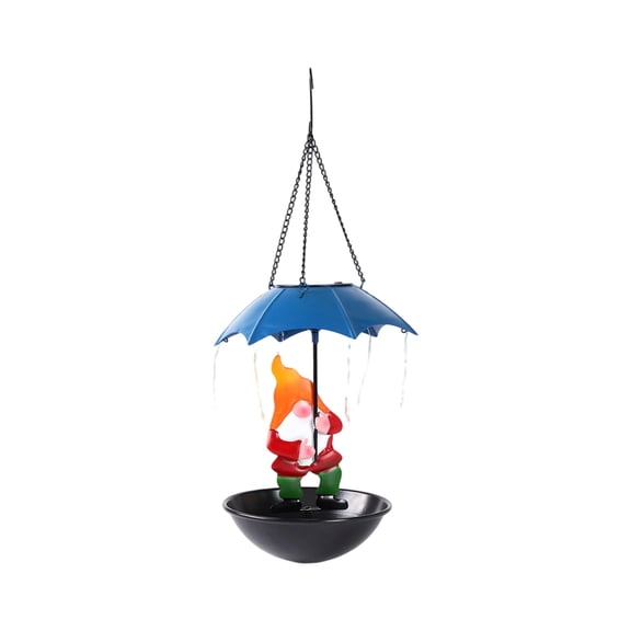 Solar-powered Bird Feeder Pendant Light - Outdoor Pendant Light Suitable For Lawns, Patios, And Lighting.