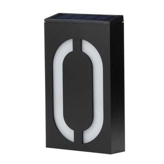 Solar-powered Outdoor Lights, Waterproof Wall Lights, Modern LED House Number Light, Solar-powered Doorplate Number Lights for Stylish Address Illumination