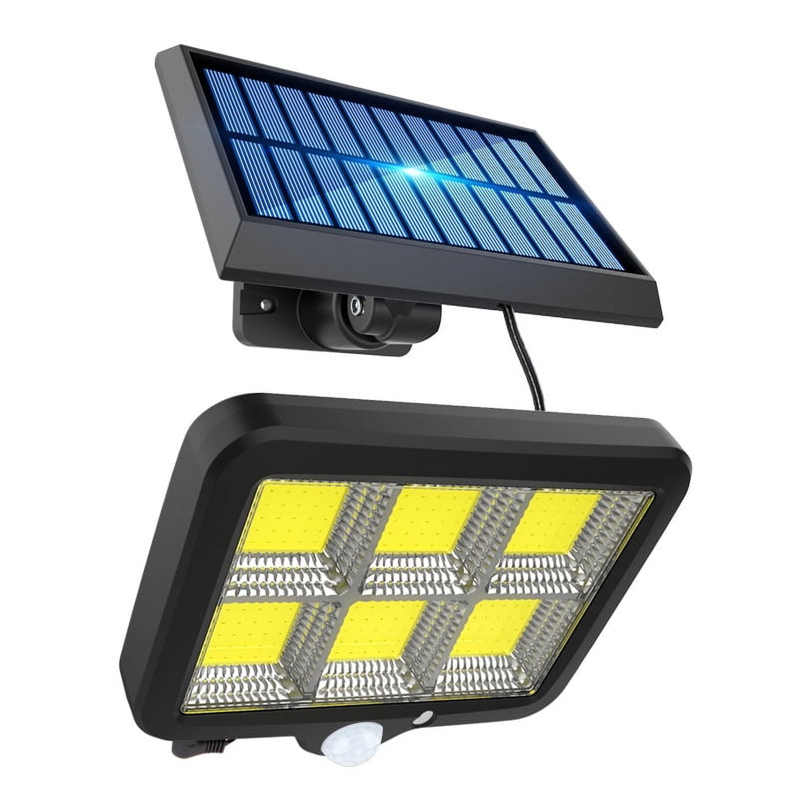 Solar wall lamp split courtyard human body induction lamp waterproof ...