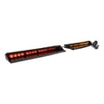 thumbnail image 1 of SolarBlast 16W AMBER RED LED Flashing Strobe Warning Visor Light Bar [48 Flash Modes] [Plug-N-Play] [Universal Fit] Emergency Interior Visor Light Bar for Truck Vehicles Volunteer Firefighters, 1 of 8