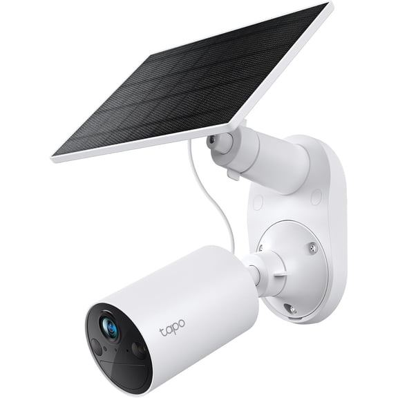 SolarCam 1080p Security Camera Wireless Outdoor- Battery Power with Solar, Person Detection, Subscription-Free Local Storage or Optional Cloud, Works with Alexa & Google Assistant, C402 KIT