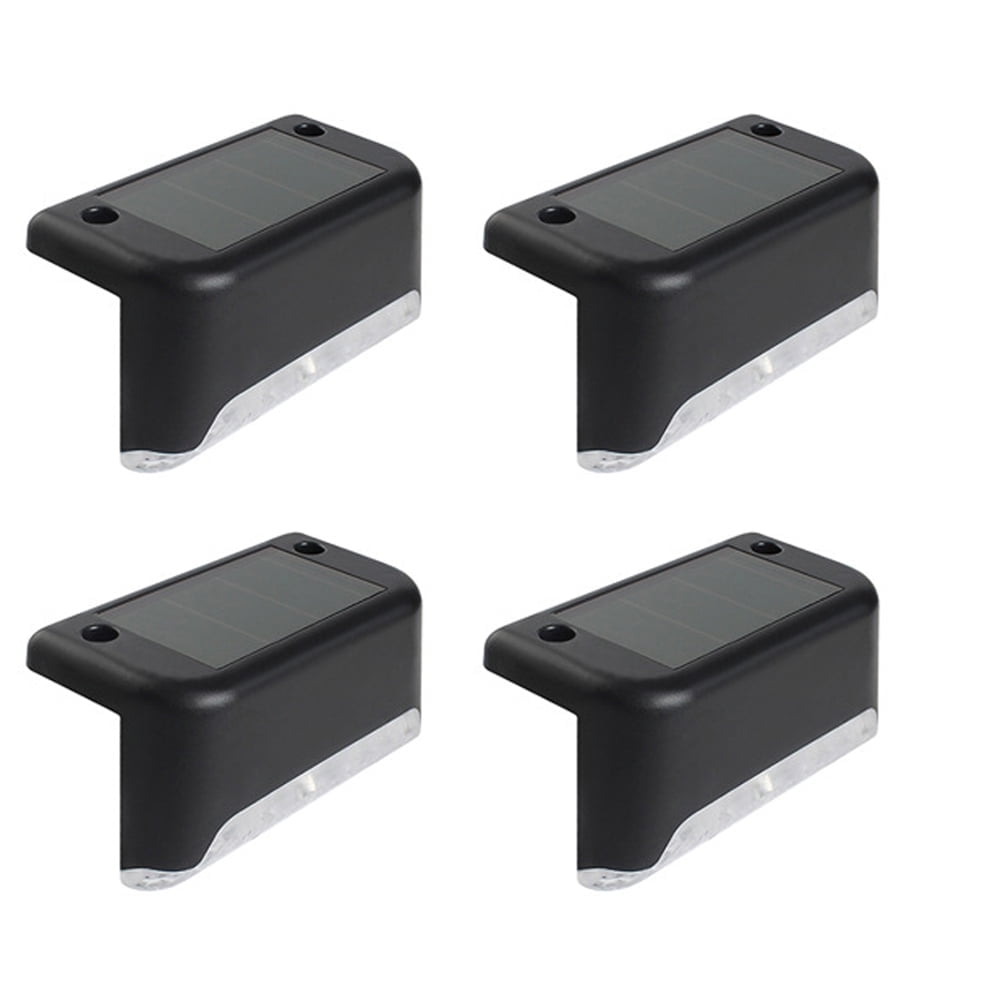 SolarEra 4 Pack Solar Deck Lights Solar Stair Lights, Solar Step Lights