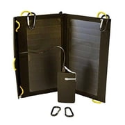 SolarGoPack FLAIR II 2 Panel, Portable, and Folding 13 Watt Solar Power Charging Panel / Charges Cellular SmartPhones and Mobile Electronic Devices
