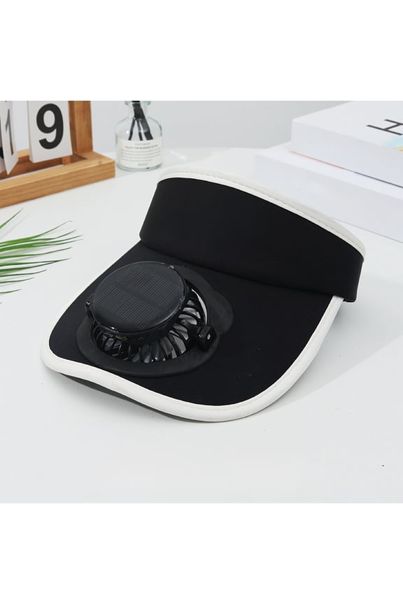 SolarHat Sun Shade Ice Silk Cap, USB-C & Solar Charging, 650mAh Battery, 360° Rotating Detachable , LED Display, Outdoor Hiking Fishing Beach