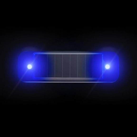 SolarPowered Car AntiTheft and RearEnd Collision Warning Flash Light O2C3 V C6A2