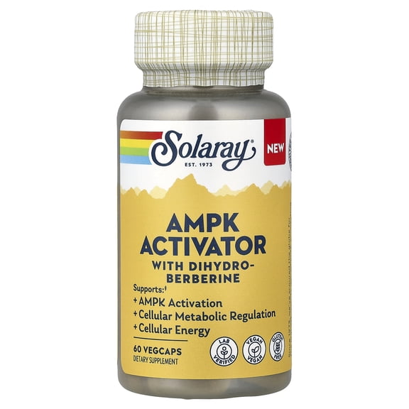 Solaray AMPK Activator With Dihydroberberine, 60 VegCaps