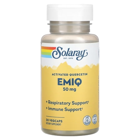 Solaray Activated Quercetin, Emiq, 50 mg, 30 VegCaps