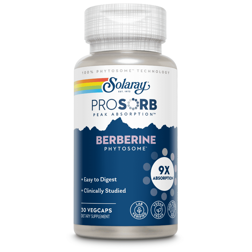 Solaray Premium Berberine Phytosome Nutrition Supplement - 30% ...