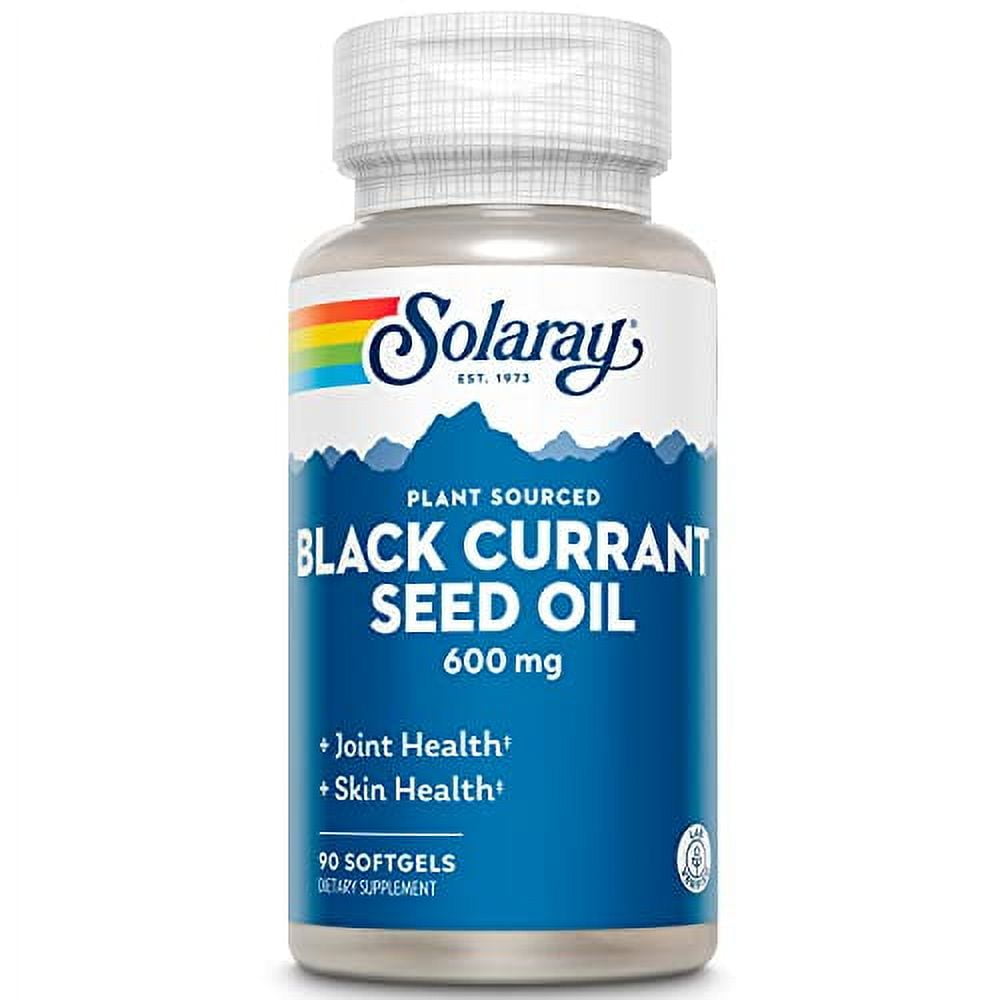 Solaray Black Currant Seed Oil 600 mg Gamma Linolenic Acid (GLA
