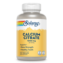 Solaray Calcium Citrate Capsules, 1000mg, 120 Count