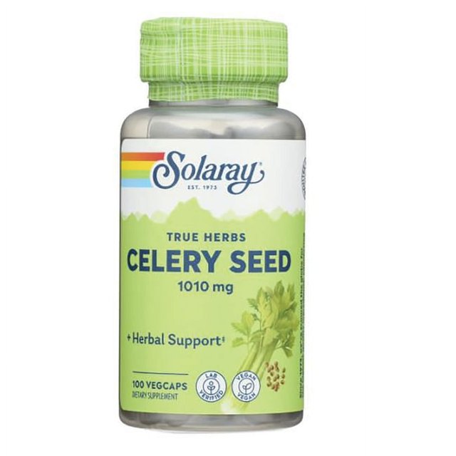 Solaray Celery Seed 1010mg Healthy Cardiovascular, Liver, Water