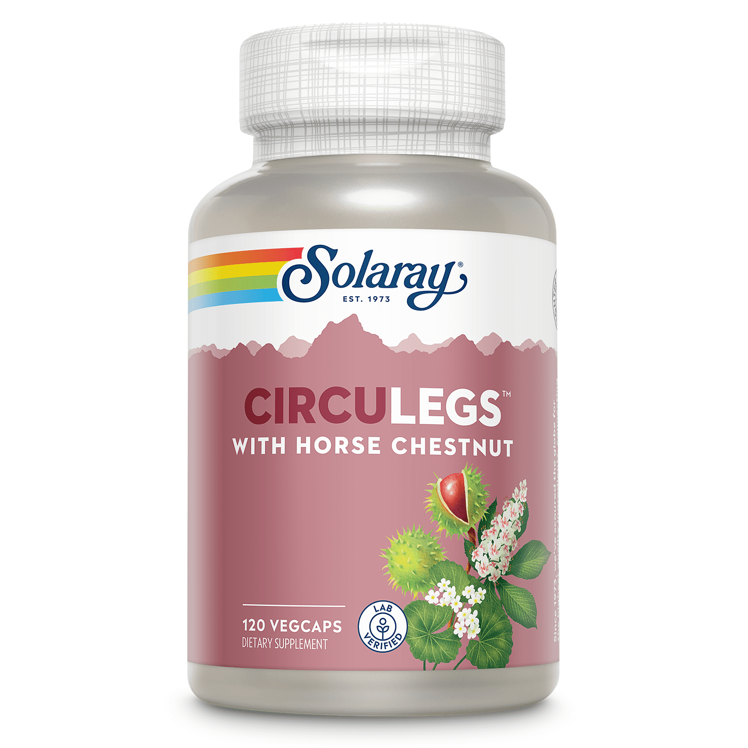 Solaray CircuLegs Horse Chestnut Circulation Supplement, 200mg Capsules