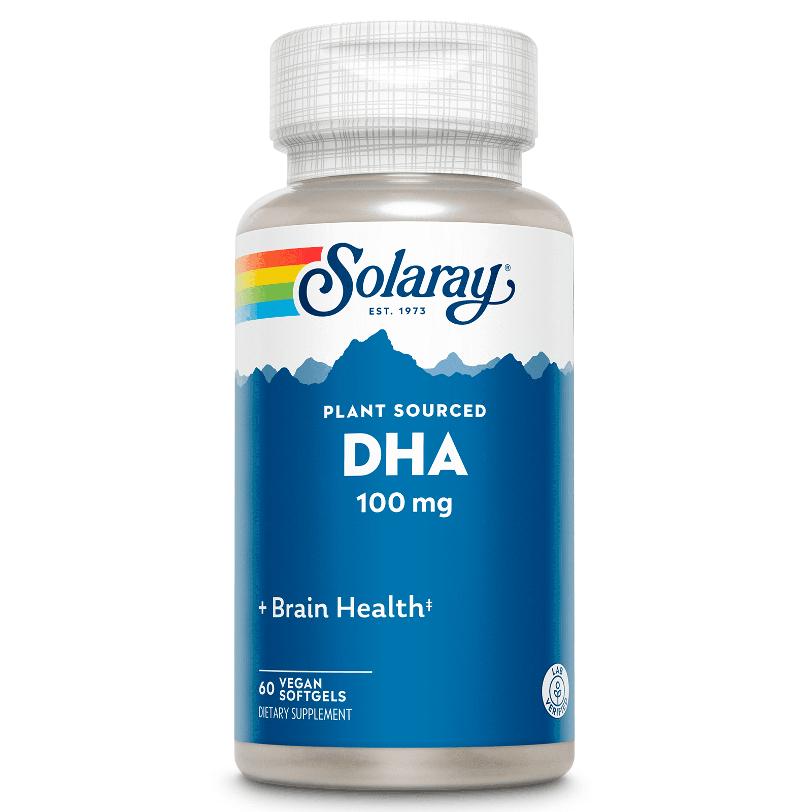 Solaray DHA Neuromins, Vegan Softgel (Btl-Plastic) 100mg 60ct