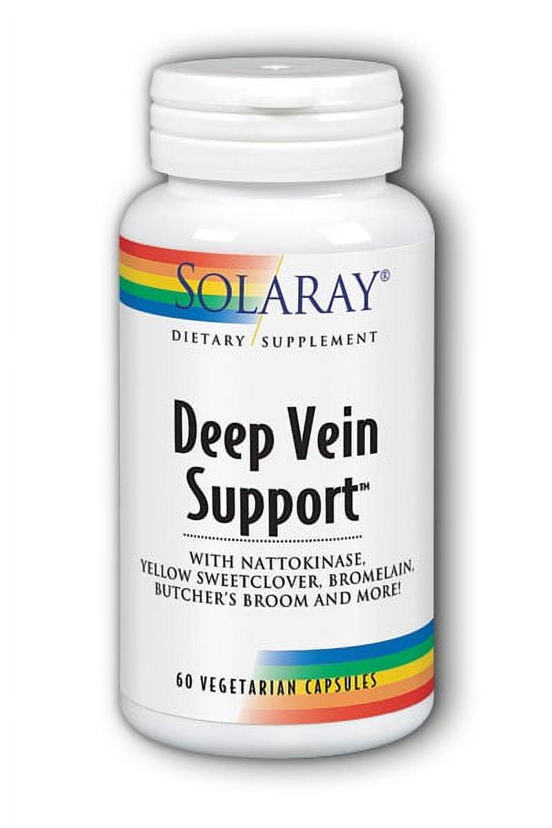 Solaray Deep Vein Support Capsules, 60 Ct
