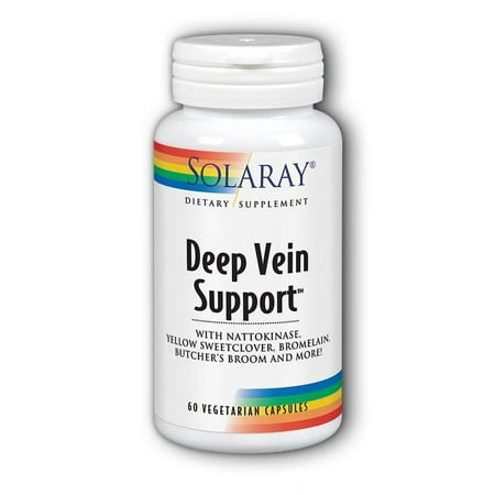Solaray Deep Vein Support Capsules, 60 Ct