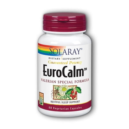 Solaray EuroCalm Valerian Special Formula 60 Capsules