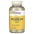 thumbnail image 1 of Solaray High Potency Betaine HCL with Pepsin 650 mg | Hydrochloric Acid Formula for Healthy Digestion Support | Lab Verified | 250 VegCaps, 1 of 7