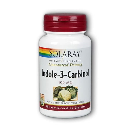 Solaray Indole-3 Carbinol 100 mg Capsules, 30 Ct