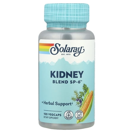 Solaray Kidney Blend SP-6 | Herbal Blend w/ Cell Salt Nutrients to Help Support Healthy Kidney Function | Non-GMO, Vegan