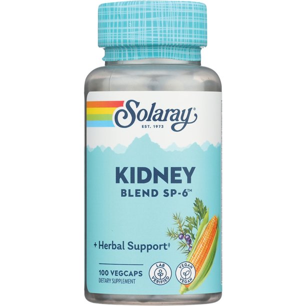 Solaray Kidney Blend SP6 Herbal Blend w/ Cell Salt Nutrients to Help