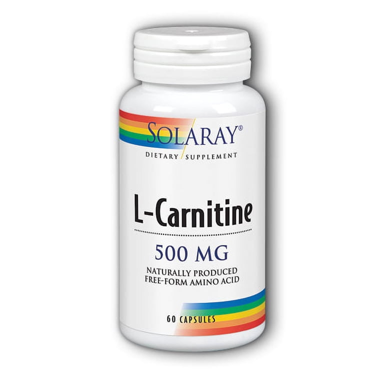 solaray l carnitine Solaray L-Carnitine 500mg, 60 Ct