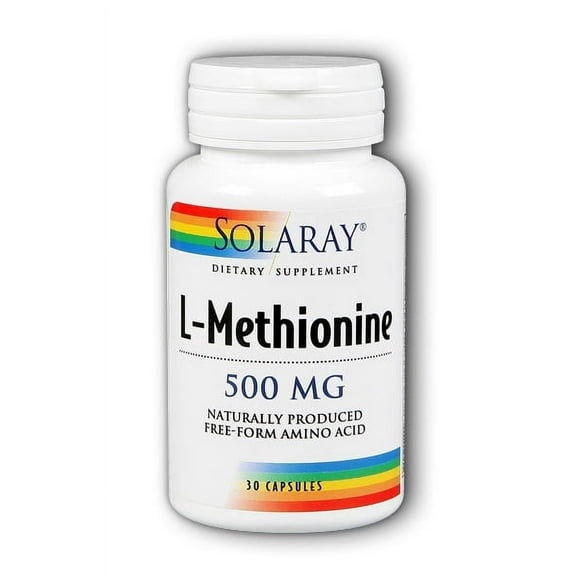 Solaray L-Methionine 500 mg - 30 Capsules