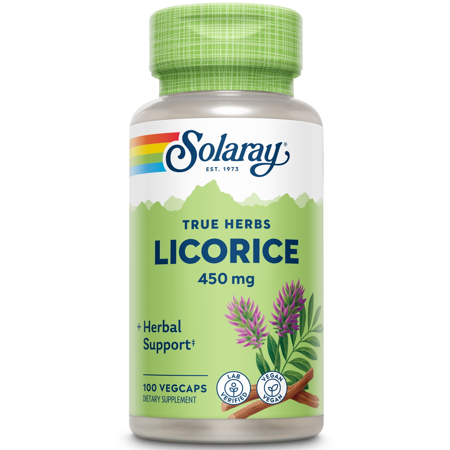 Solaray Licorice Root 450mg Healthy Digestive System, Liver