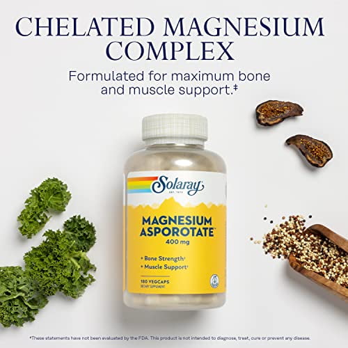 Solaray Magnesium Asporotate 400 mg Aspartate, Orotate & Citrate
