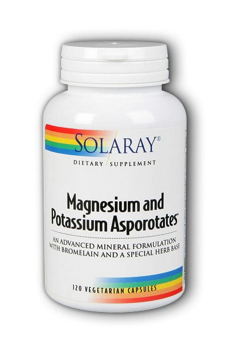 Solaray Magnesium, Potassium Asporotates & Bromelain Capsules