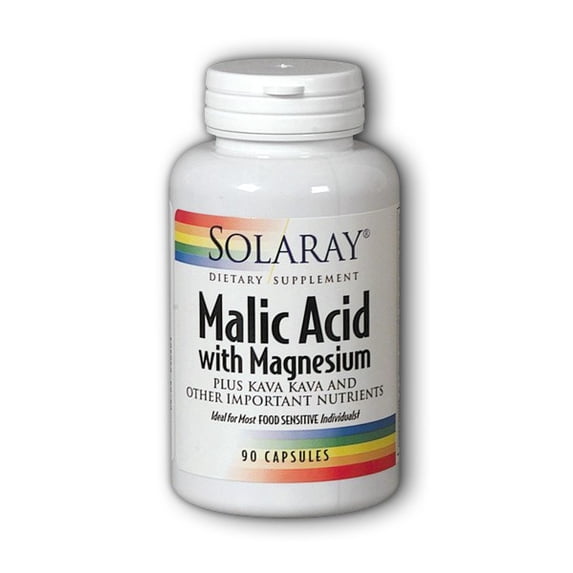 Solaray Malic Acid with Magnesium 90 Capsules