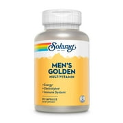 Solaray Mens Golden Multi-Vita-Min Capsules, 90 Ct