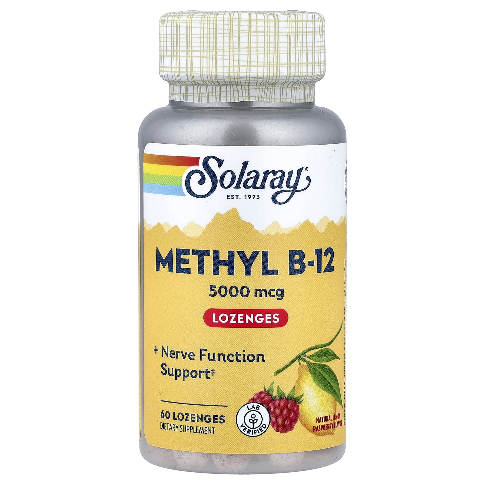 Solaray Methyl B12 5,000mcg 60 Lozenge