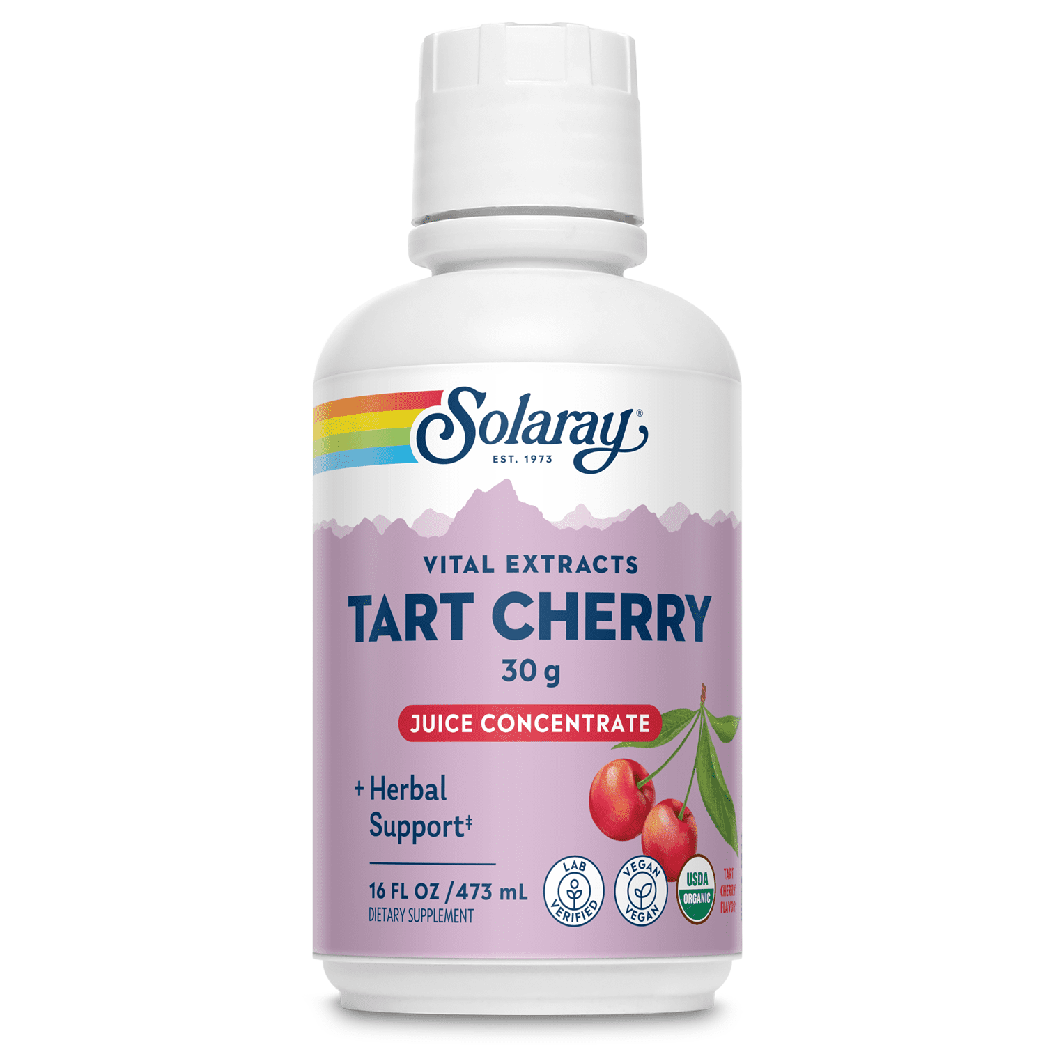 Solaray Organic Tart Cherry Juice Concentrate Supports Uric Acid