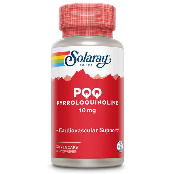 Solaray PQQ 10 mg | Pyrroloquinoline Quinone Supplement | Cellular, Heart & Cognitive Function Support | 30 CT