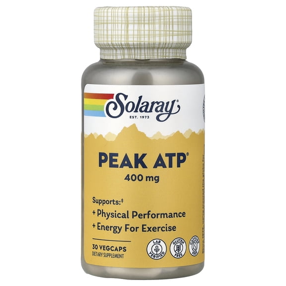 Solaray Peak ATP, 400 mg, 30 VegCaps