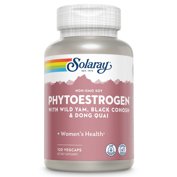 Solaray PhytoEstrogen, Veg Cap (Btl-Plastic) | 120ct