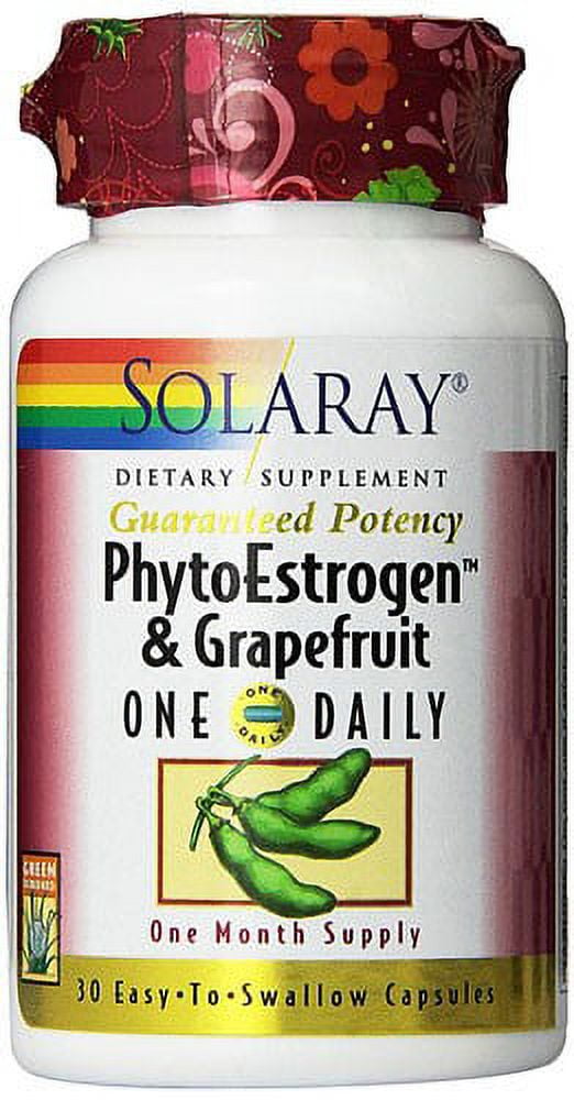 Solaray PhytoEstrogen with Grapefruit One Daily 30 Capsules