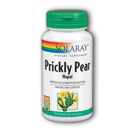 Solaray Prickly Pear 500 mg - 100 Vegetarian Capsules