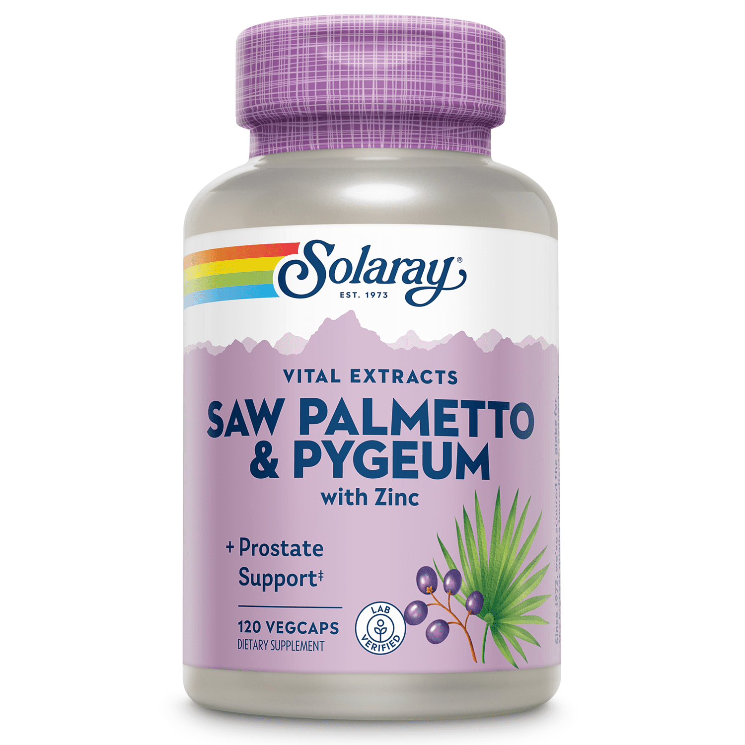 Solaray Pygeum and Saw Palmetto Berry Extracts Mens Health & Prostate