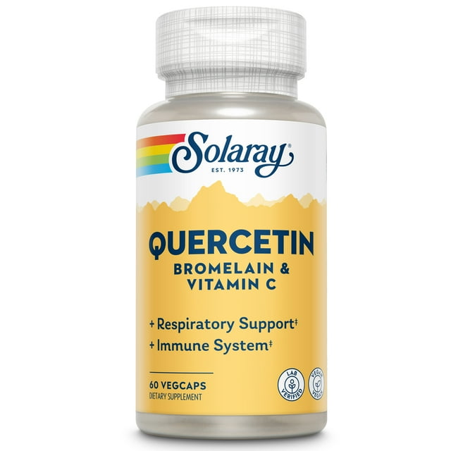 Solaray Quercetin Bromelain & Vitamin C, Immune System, Sinus