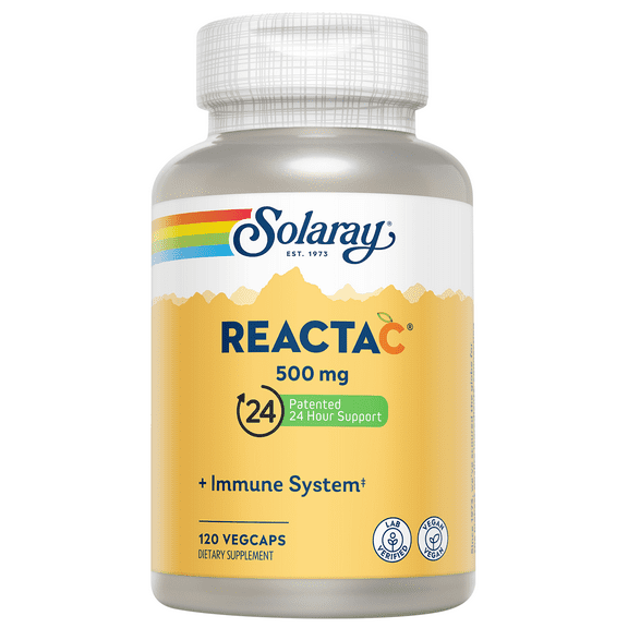Solaray Reacta-C with Bioflav Capsules, 500 mg | 120 Count