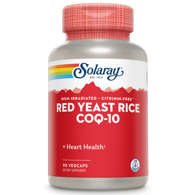 Solaray Red Yeast Rice Plus CoQ10 With Niacin for Added