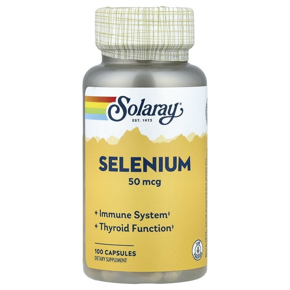Solaray Selenium 50mcg 100 Capsule