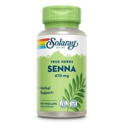 Solaray - Senna 470 mg. - 100 Capsules