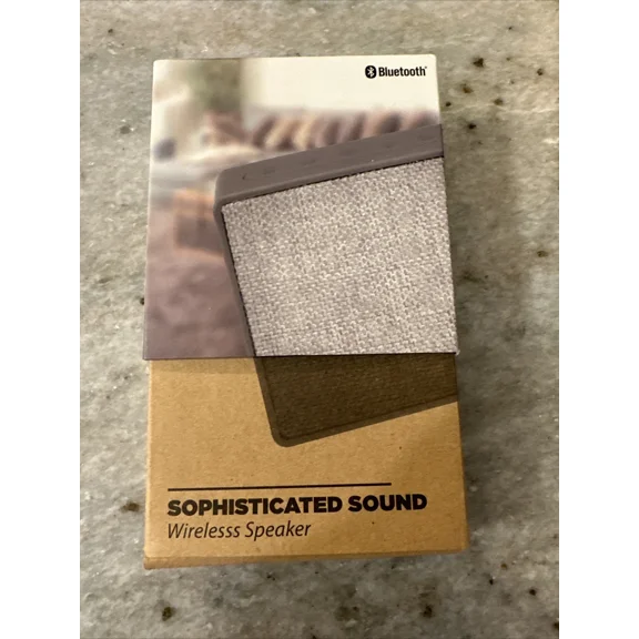 Solaray Sophisticated Sound Bluetooth Gray Wireless Speaker 66305B19