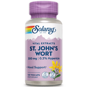 Solaray St Johns Wort Aerial Extract 450mg, Once Daily | Mood & Brain Health Support | 0.3% Hypericin | 120ct