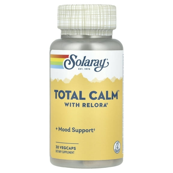 Solaray - Total Calm - 30 Vegetarian Capsules