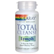 Solaray Total Cleanse Lymph | Red Root, Echinacea, Ginger and More for Healthy Cleansing Support | 60 VegCaps, 30 Serv.